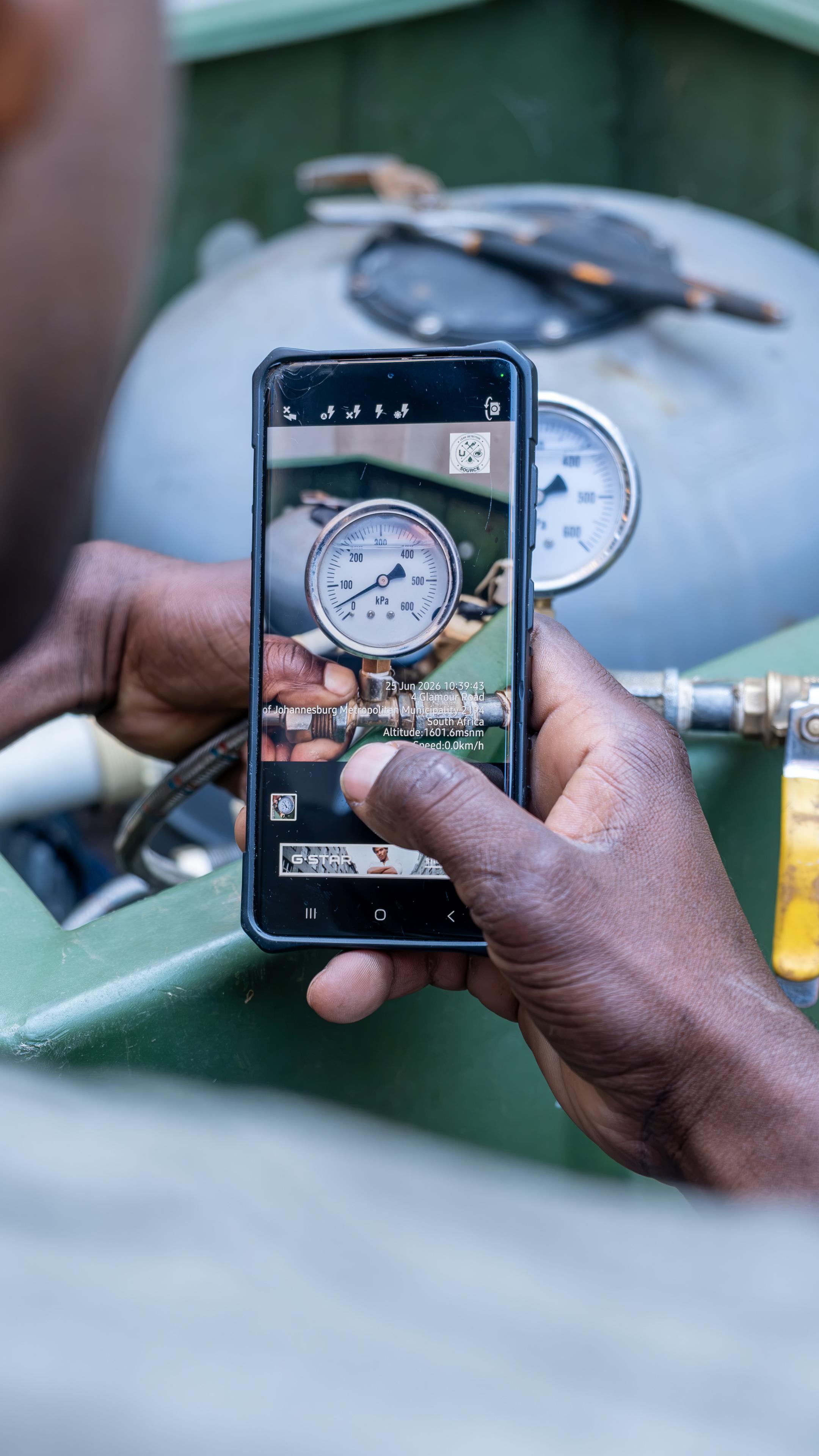 Photographic reports at Source Leak Detection 41