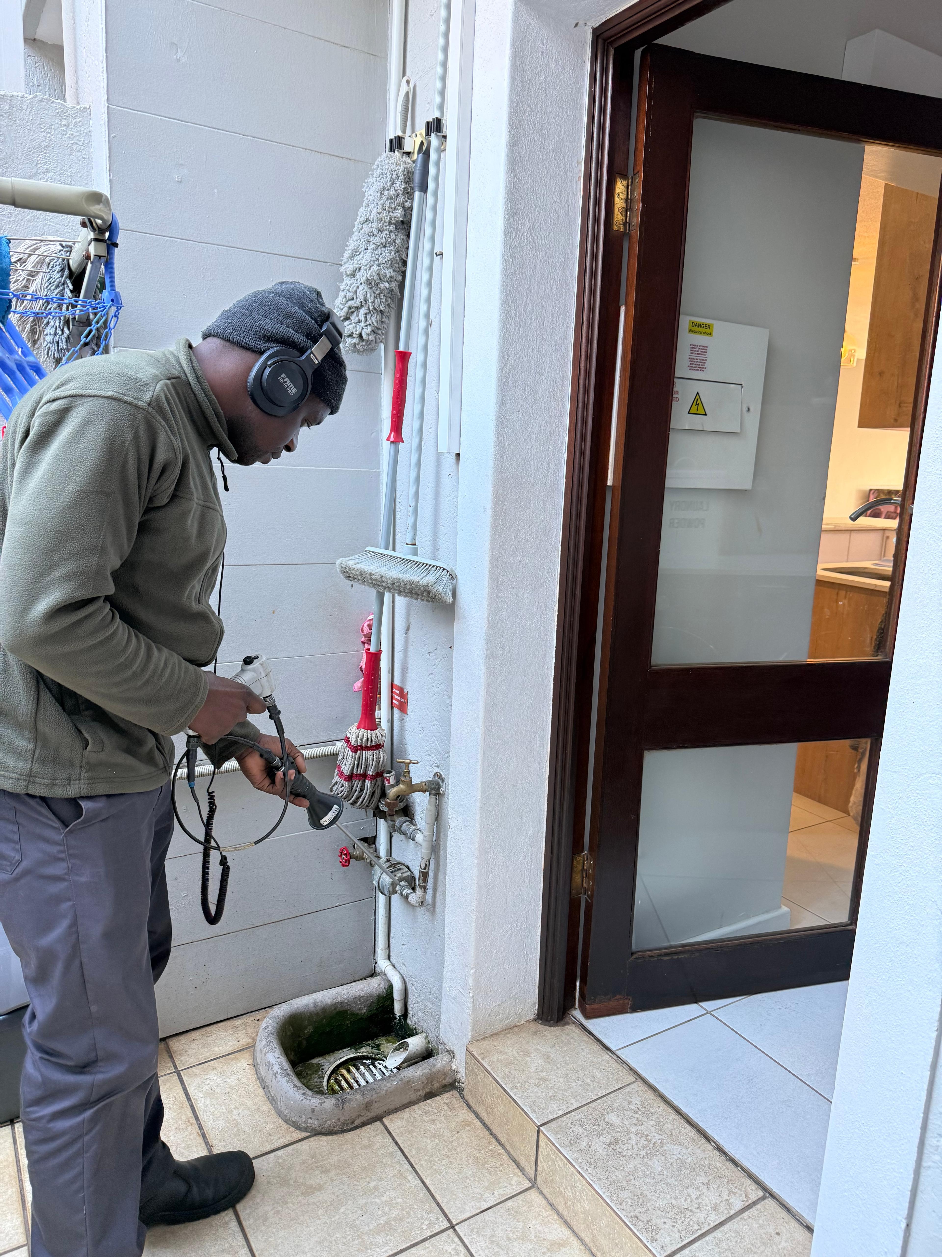 Residential water leak detection acoustic testing
